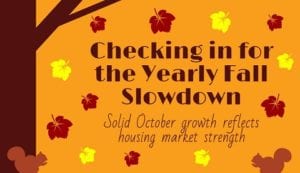Graphic of fall housing market strength.